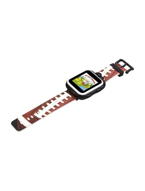 PLAYZOOM Kid's 2 Football Print Tpu Strap Smart Watch 41mm