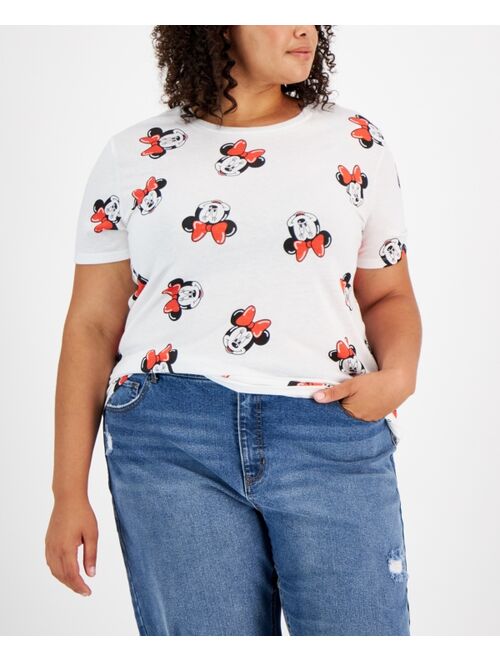 Disney Trendy Plus Size Minnie Graphic T-Shirt