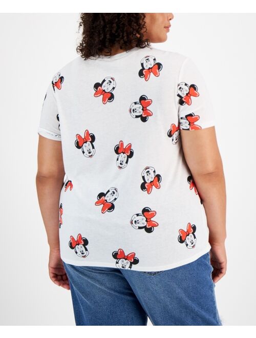 Disney Trendy Plus Size Minnie Graphic T-Shirt