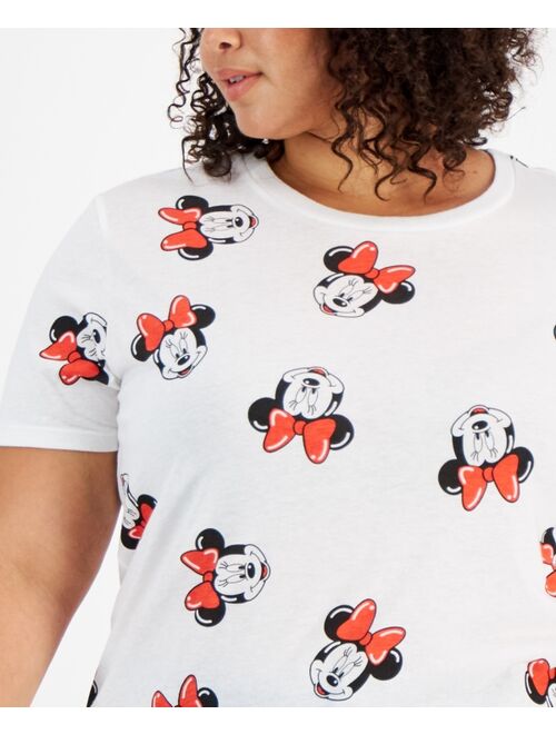 Disney Trendy Plus Size Minnie Graphic T-Shirt