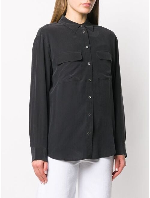 Equipment Signature slim-fit silk shirt