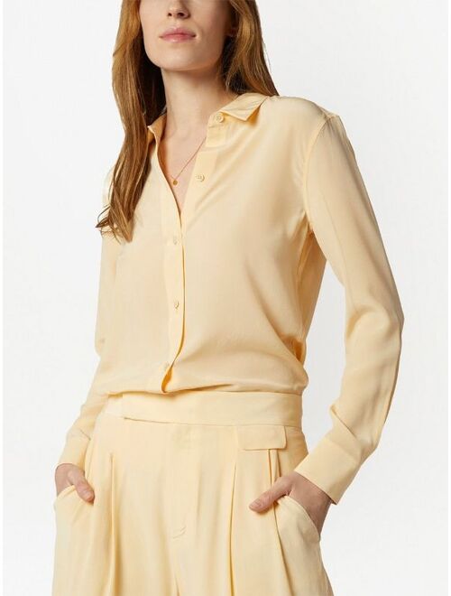 Equipment long-sleeve silk shirt