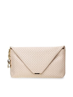 Post Pressed Woven Envelope Clutch