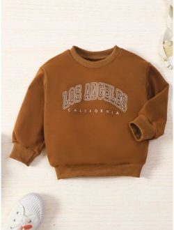 Baby Letter Graphic Sweatshirt