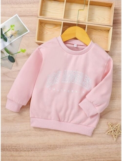 Baby Letter Graphic Sweatshirt