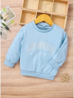 Baby Letter Graphic Sweatshirt