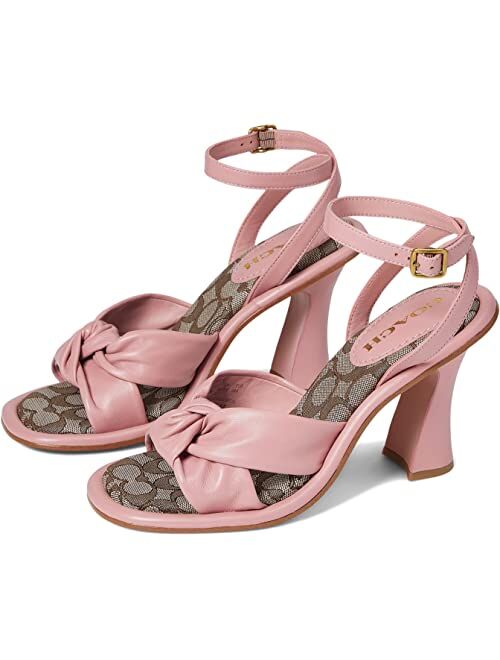 COACH Quincey Leather Sandal