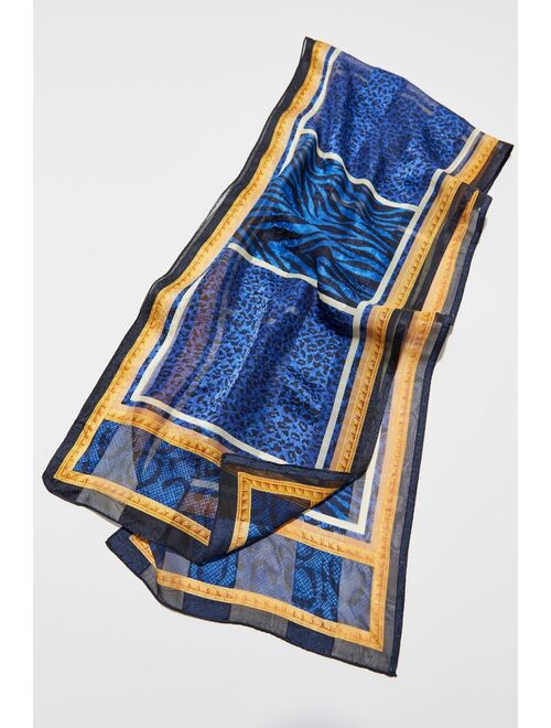 Urban Renewal Vintage Printed Rectangle Silky Scarf