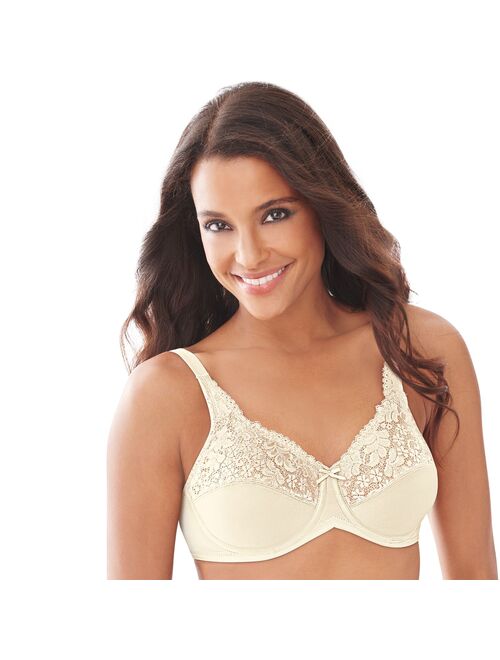 Lilyette by Bali Comfort Lace Full-Figure Minimizer Bra 428