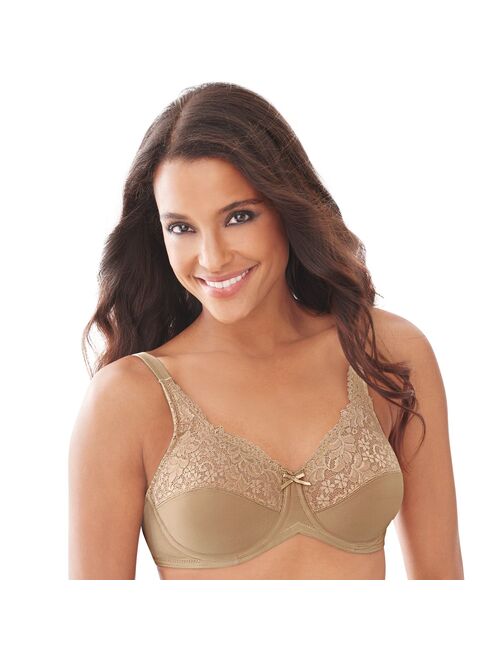 Lilyette by Bali Comfort Lace Full-Figure Minimizer Bra 428