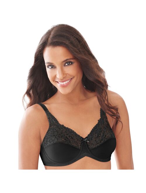 Lilyette by Bali Comfort Lace Full-Figure Minimizer Bra 428