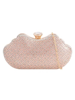 Girly Handbags Womens Compact Diamante Grab Holder Clutch Bag