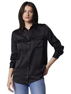 Equipment Signature silk satin shirt