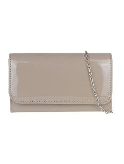 Girly Handbags Plain Glossy Clutch Bag