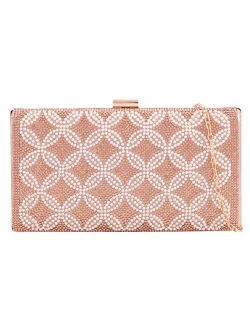 Girly Handbags Womens Small Circle Clutch Bag