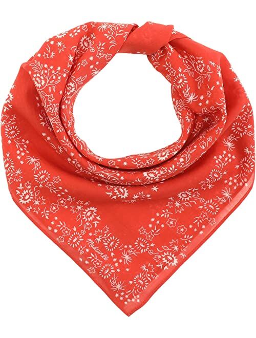 Madewell Floral Print  cotton Bandana For Women