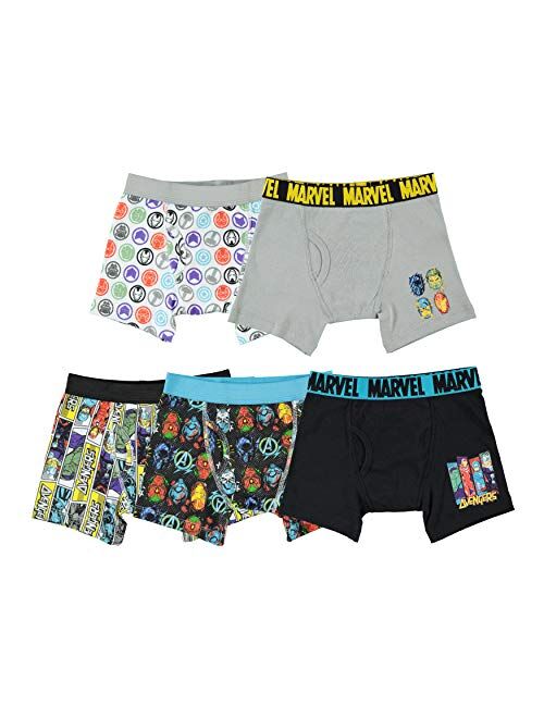 Marvel Boys' Avengers 5 Pack Boxer Briefs