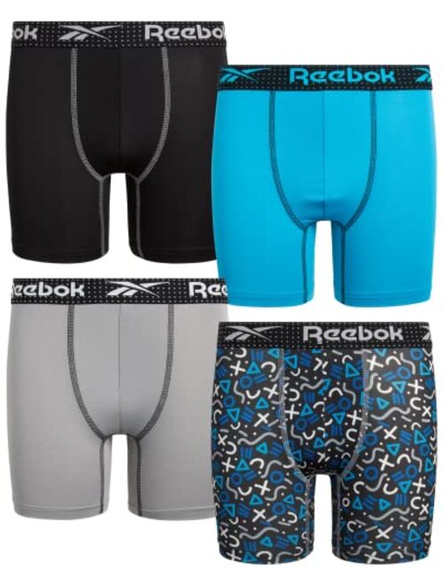 Reebok Boys Underwear - Performance Boxer Briefs (4 Pack)