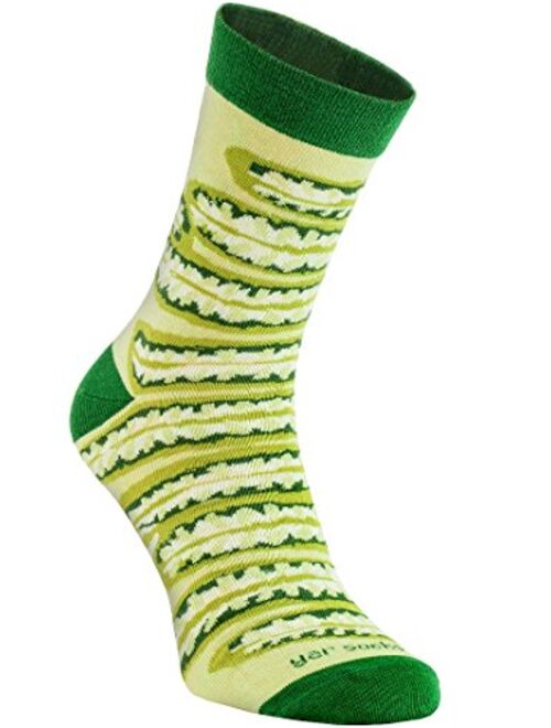 Rainbow Socks JAR SOCKS - 2 pairs of socks as Pickles Funny Gift Unisex, Produced in the EU