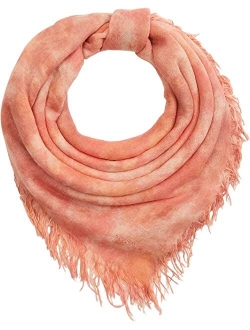 Chan Luu Cashmere and Silk Blend Tie-Dye Wrap Scarf