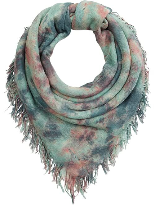 Chan Luu Cashmere and Silk Blend Tie-Dye Wrap Scarf