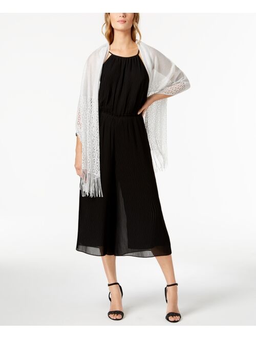INC International Concepts Knit Fringe Evening Wrap, Created for Macy's