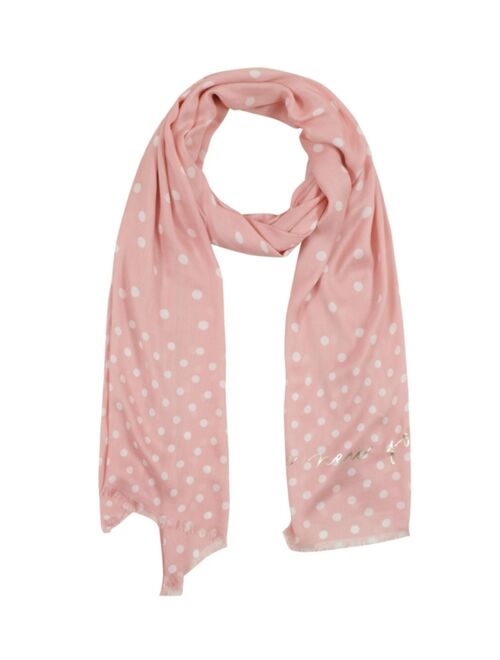 kate spade new york Women's Mixed Dot Oblong Scarf