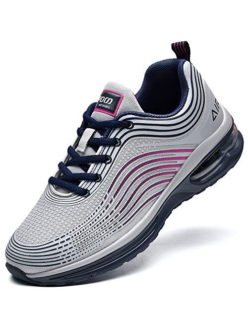 MEHOTO Womens Fashion Tennis Walking Shoes Sport Air Fitness Gym Jogging Running Sneakers