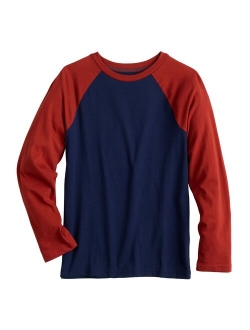 Kids 8-20 Sonoma Goods For Life Everyday Raglan Tee in Regular & Husky