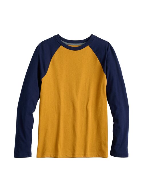 Kids 8-20 Sonoma Goods For Life Everyday Raglan Tee in Regular & Husky