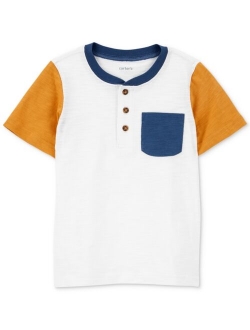 Toddler Boys Short Sleeved Henley