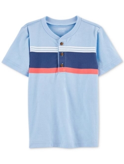 Toddler Boys Short Sleeved Henley