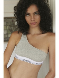 Modern Cotton Unlined One Shoulder Bralette