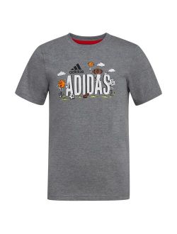 Boys 4-7 adidas Doodle Heather Graphic Tee