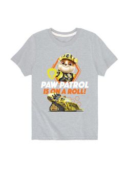 Boys 8-20 Paw Patrol Is On A Roll Rubbie Graphic Tee