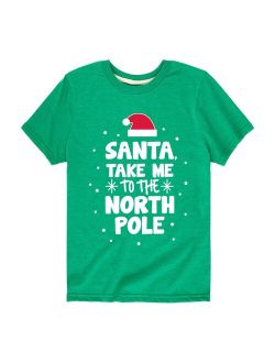 Boys 8-20 Take Me To The North Pole Graphic Tee