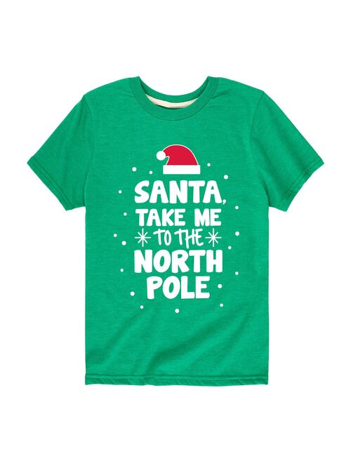 Boys 8-20 Take Me To The North Pole Graphic Tee