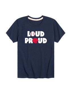 Boys 8-20 Loud Proud Baseball Graphic Tee