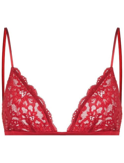 Fleur Du Mal charlotte-lace triangle bra