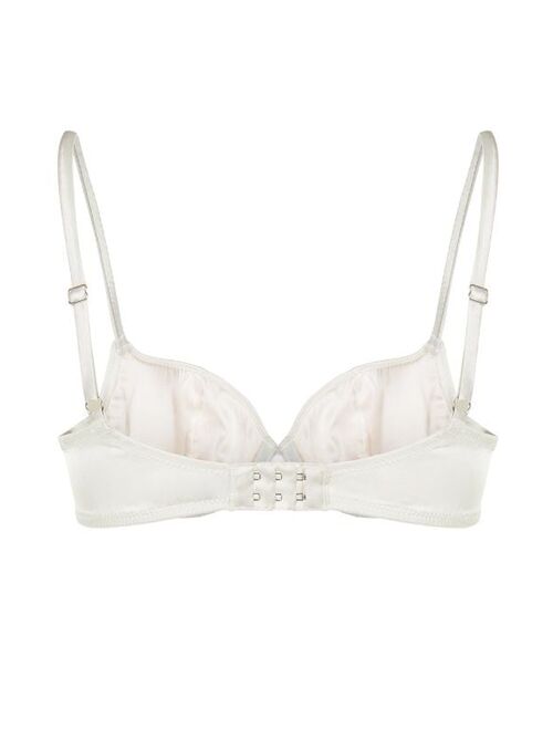 Fleur Du Mal satin balconette bra