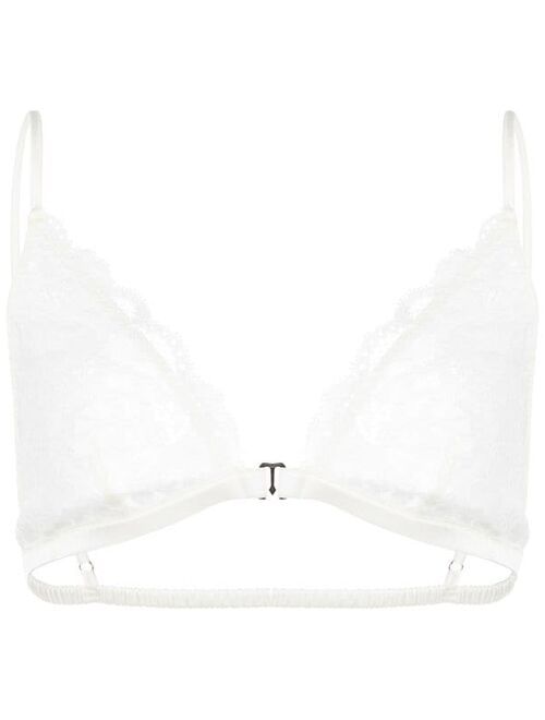 Fleur Du Mal Charlotte lace triangle bra