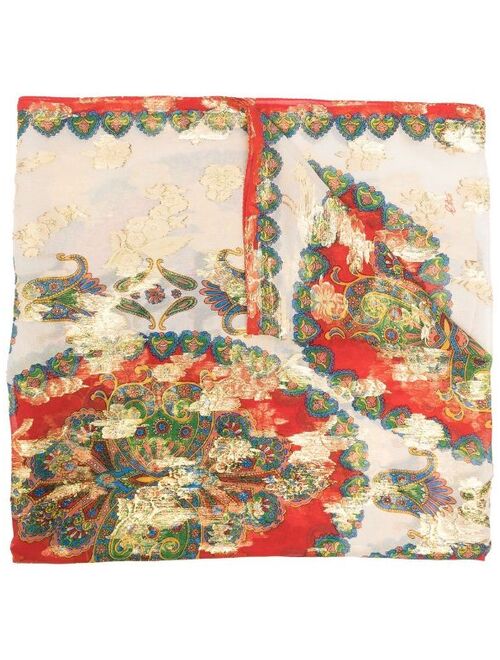 ETRO paisley-print silk scarf