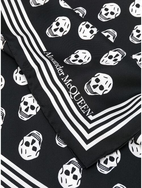 Alexander McQueen mini skull print scarf