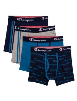 Boys 4-20 Champion 4-Pack Boxer Briefs