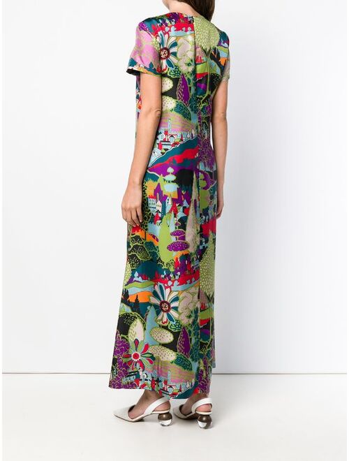 La DoubleJ printed maxi dress