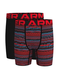 Boys 8-20 Under Armour 2-Pack Iridescent Camo Boxer Briefs