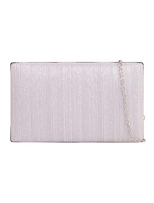 Girly Handbags Girly HandBags Womens Glitter Hardcase Clutch Bag