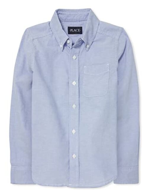 The Children's Place Boys' Long Sleeve Oxford Shirt