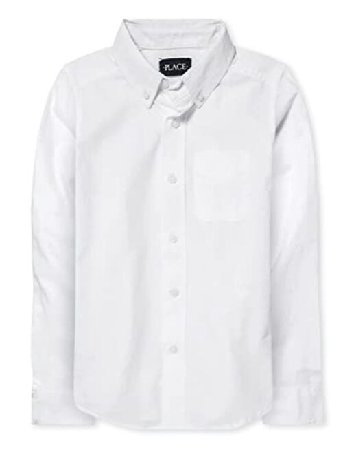 The Children's Place Boys' Long Sleeve Oxford Shirt