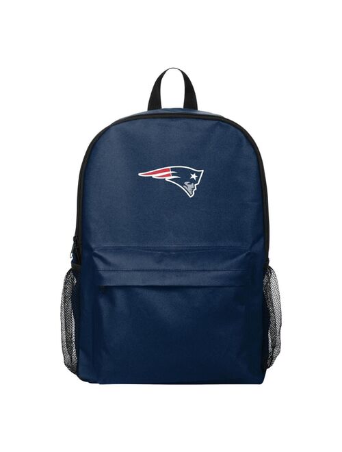 FOCO New England Patriots Solid Big Logo Backpack